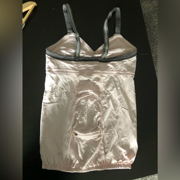 LULULEMON *Vintage* Reflective Strap Petal Pink Tank - Size 8 - Picture 2 of 3